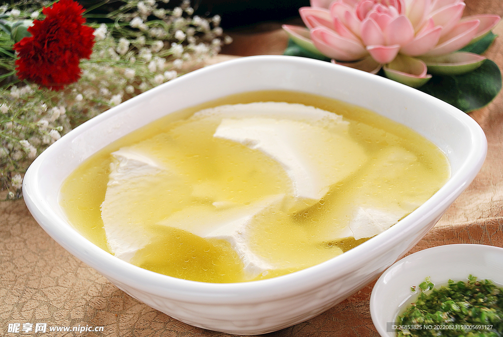 鸡汁豆花