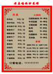 价格单