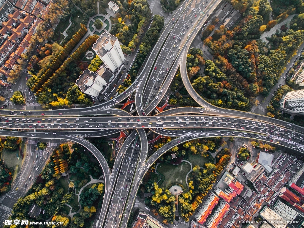 航拍公路