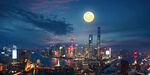 城市天空背景图