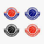 ai矢量篮球logo图案