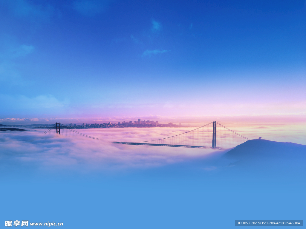 蓝色大气背景