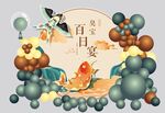 百日宴背景