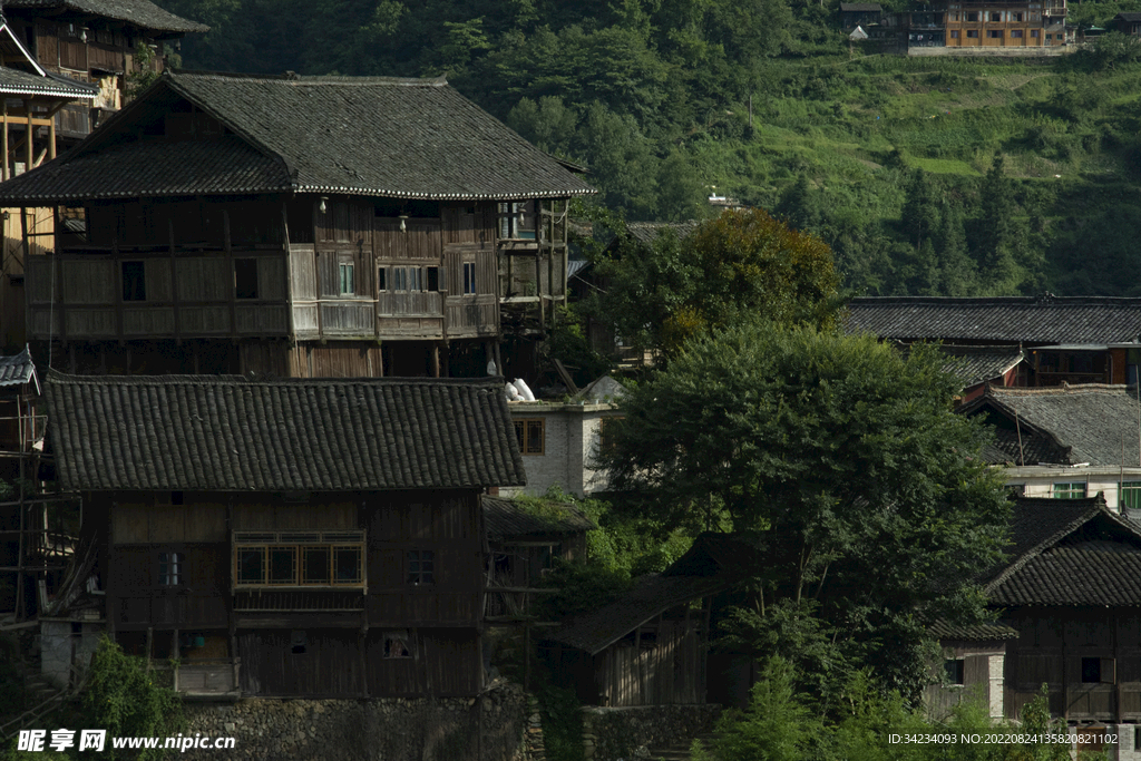 苗寨 建筑 风景