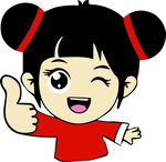 双丸子头小妞儿