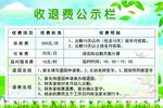 收退费公示栏