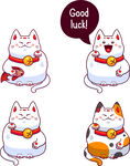 招财猫元素