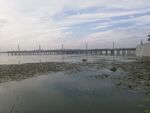 东太湖苏州湾观光大堤风光