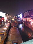 苏州山塘街夜景游船码头