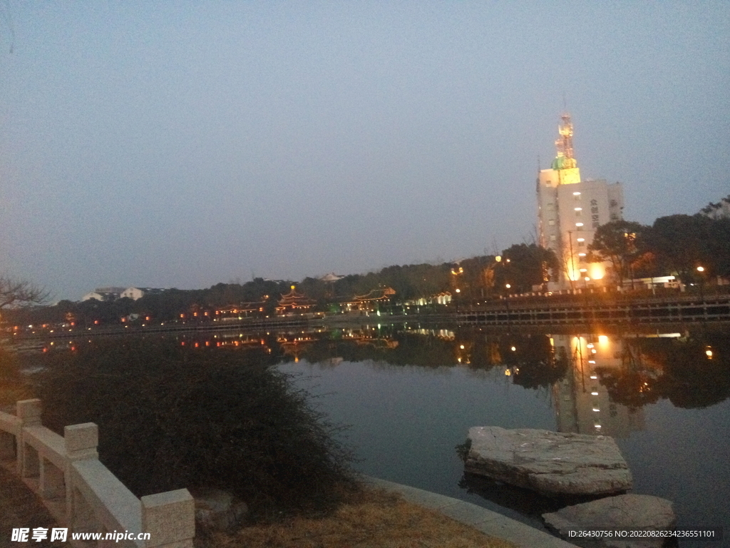 江南水乡夜景