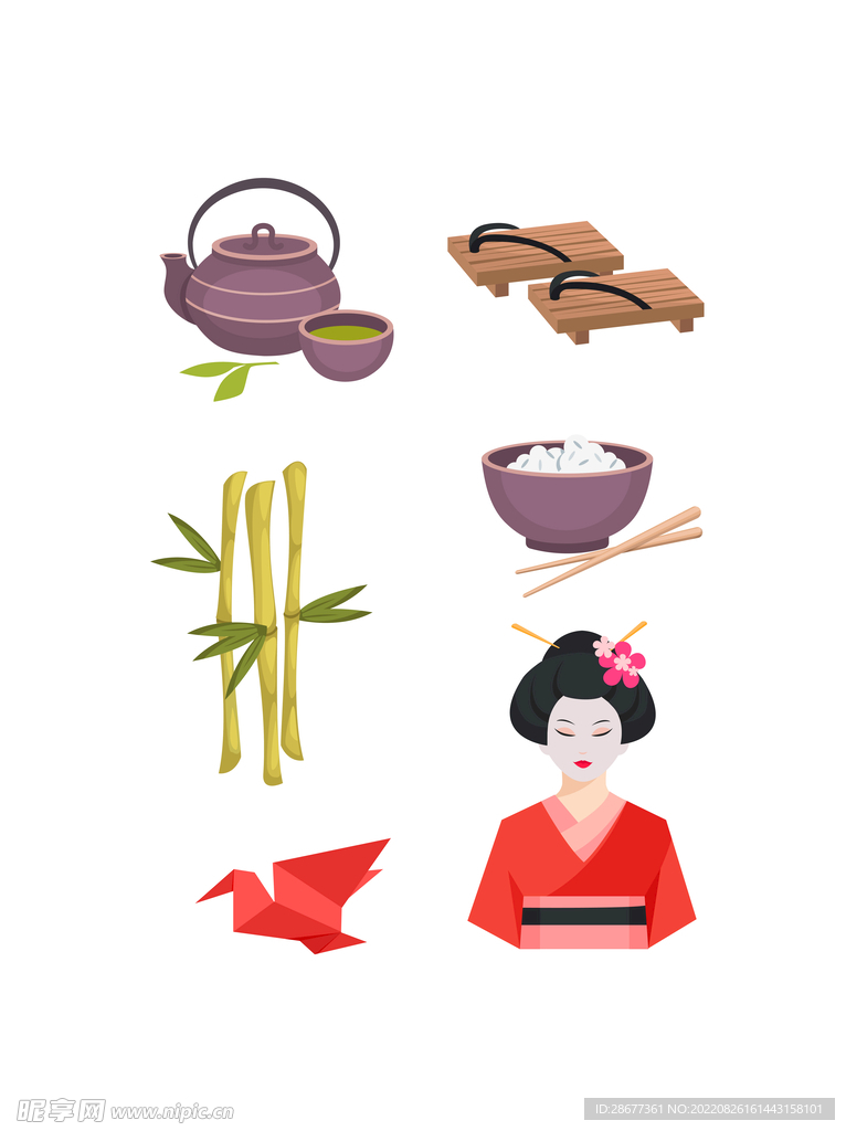 日式和风生活元素.