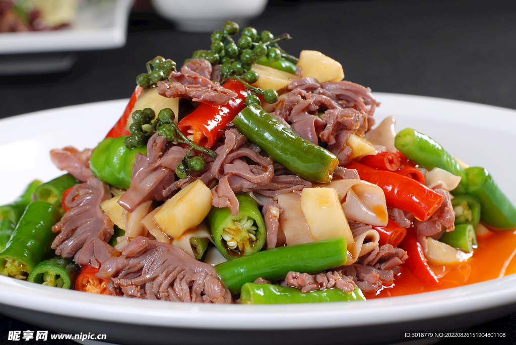 鲜椒鸡杂
