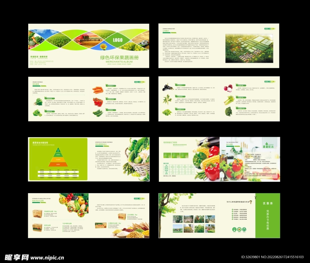 绿色环保果蔬画册