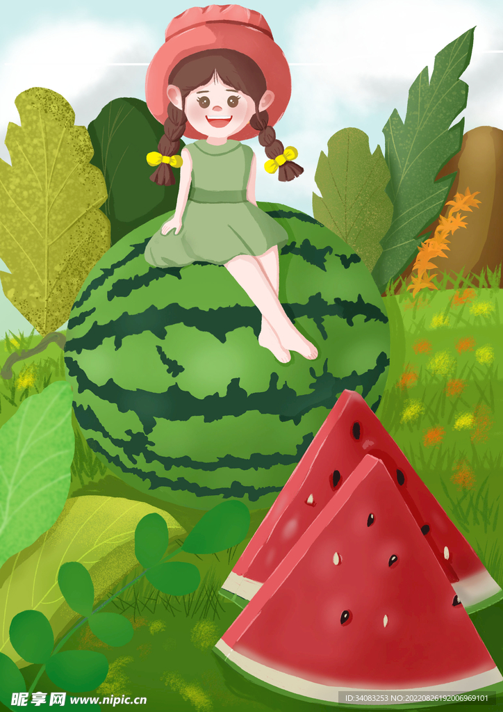 立夏插画