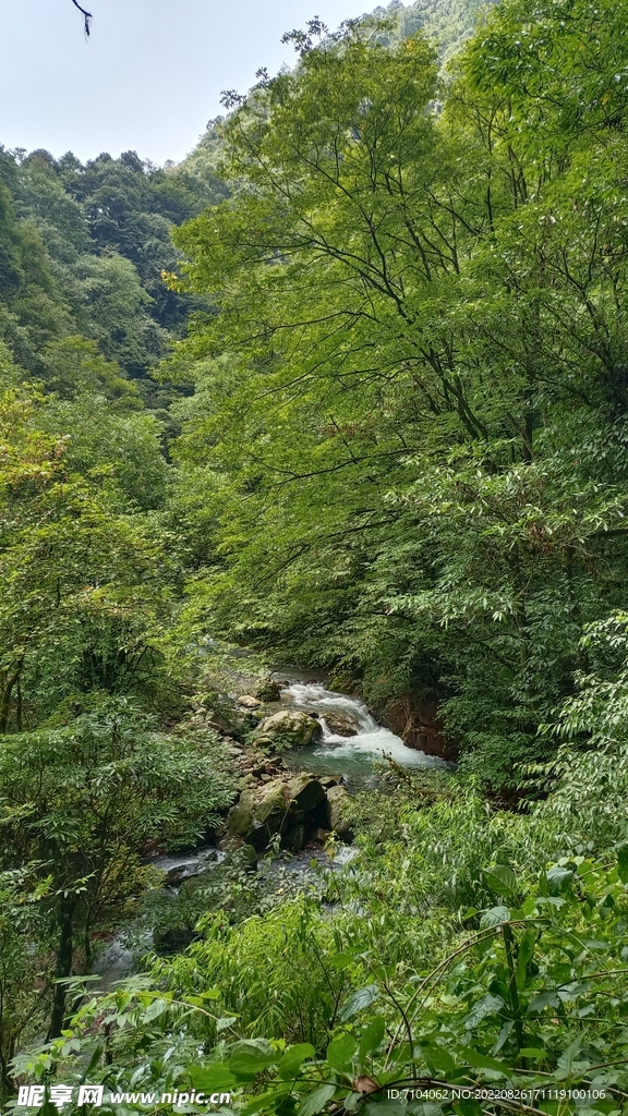 西岭雪山大飞水景区