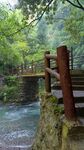 西岭雪山大飞水景区