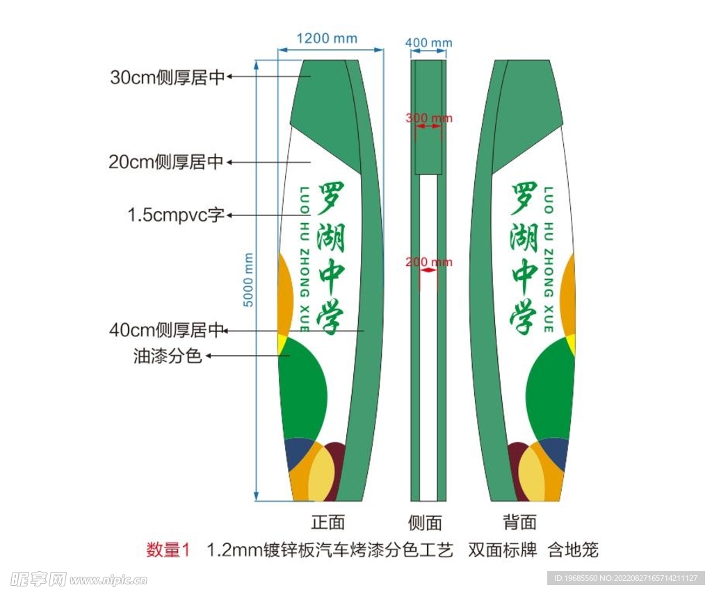 精神堡垒 标识牌