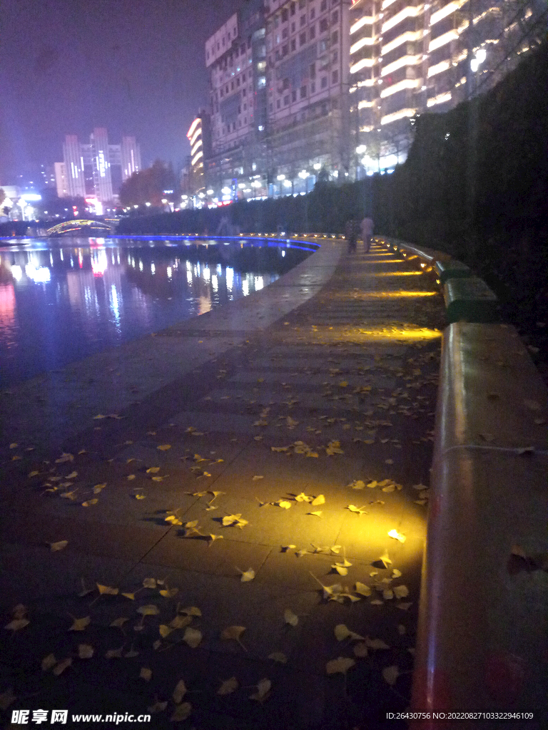 遵义湘江河城市夜景