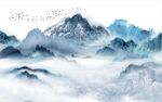 水墨山水画 