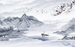 水墨山水画 