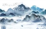 水墨山水画