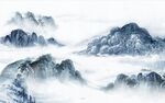 水墨山水画 