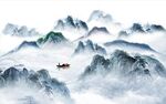 水墨山水画