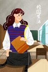 开学季开学啦图片