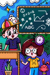 开学季开学啦图片