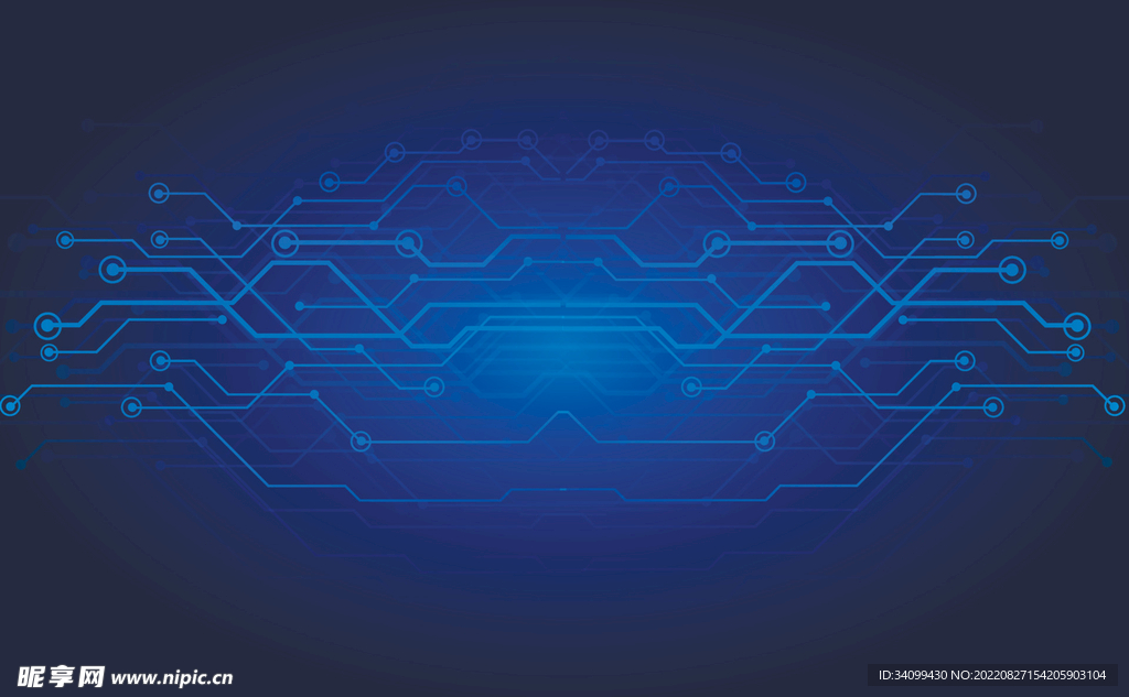 ai矢量科技电路背景
