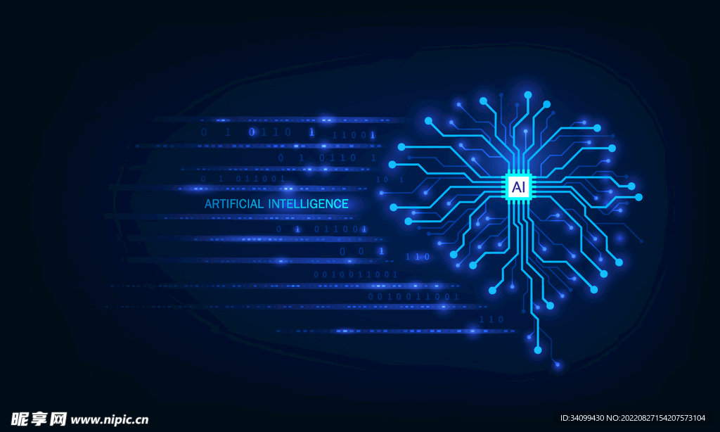 ai矢量科技创意背景