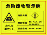 危险废物警示