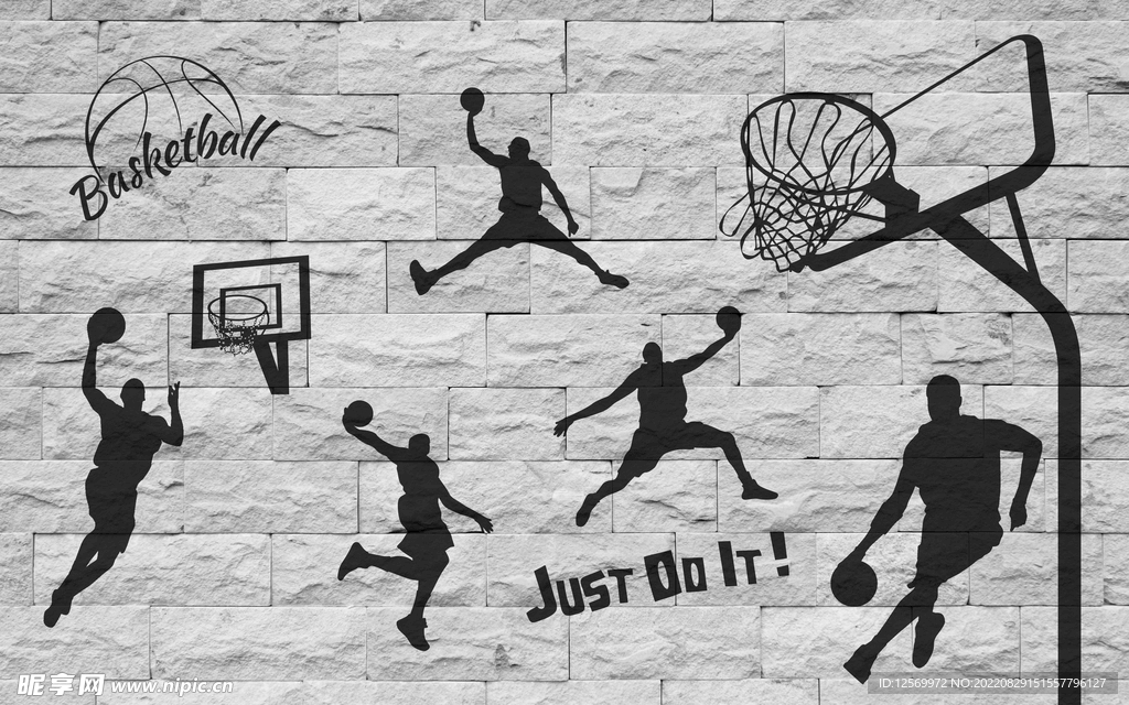 篮球背景墙