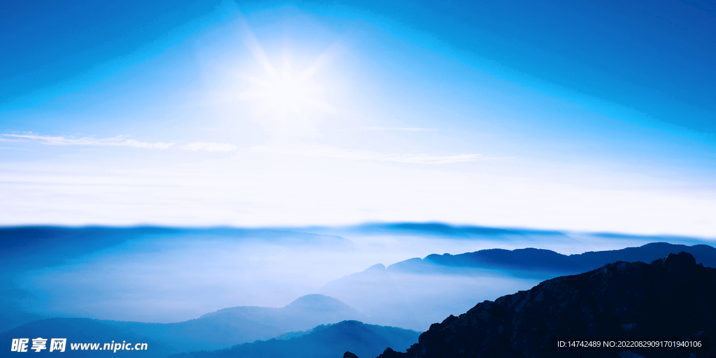 山水背景