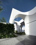 白色Aube婚礼场地建筑   