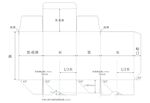 包装盒刀模图片 标准自动底盒