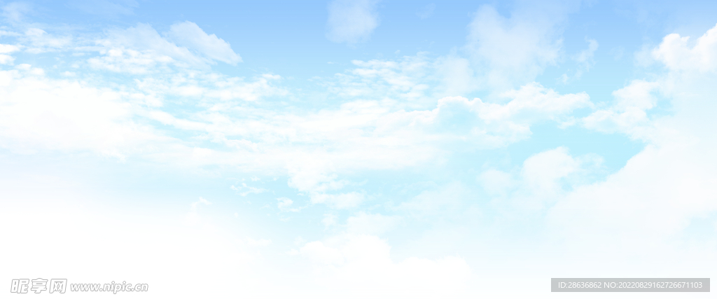 云彩笔刷蓝天白云纹理