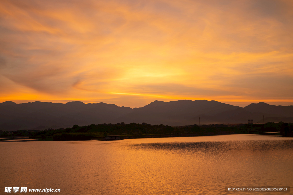 晚霞 夕阳