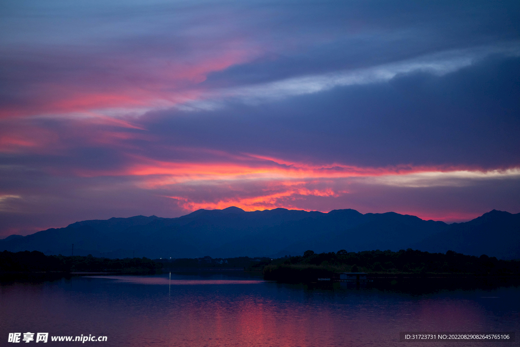 晚霞 夕阳