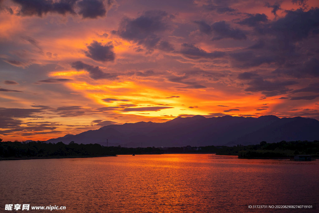 晚霞 夕阳