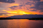晚霞 夕阳 