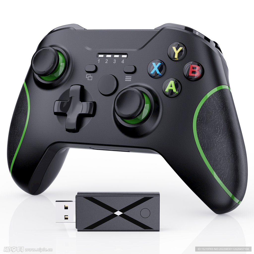 XBOX游戏手柄  带接收器 
