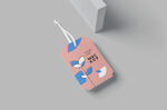 服装服饰标签吊牌挂牌样机 