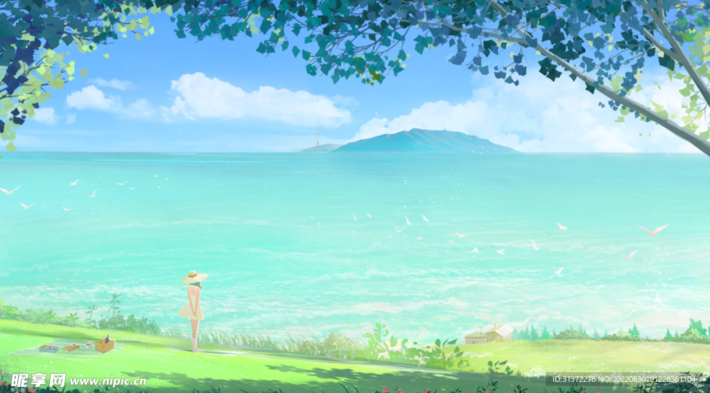  小清新简约创意海报图片