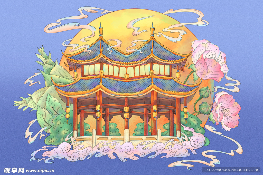 国潮建筑古建筑