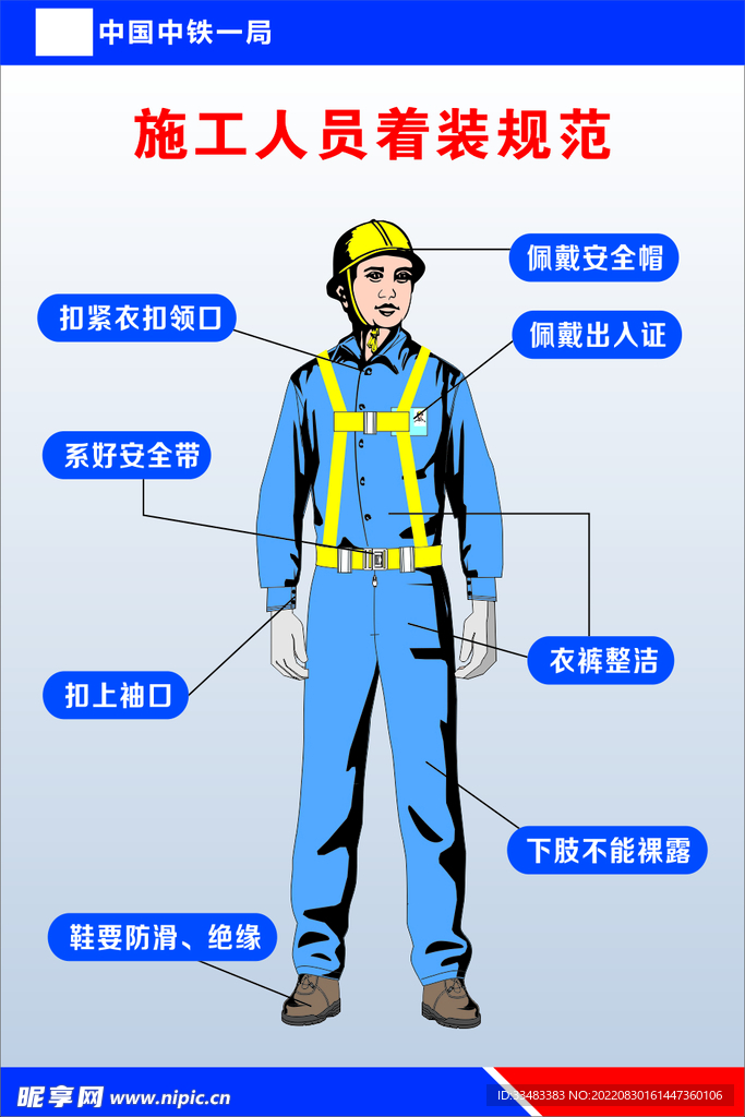 施工人员着装规范