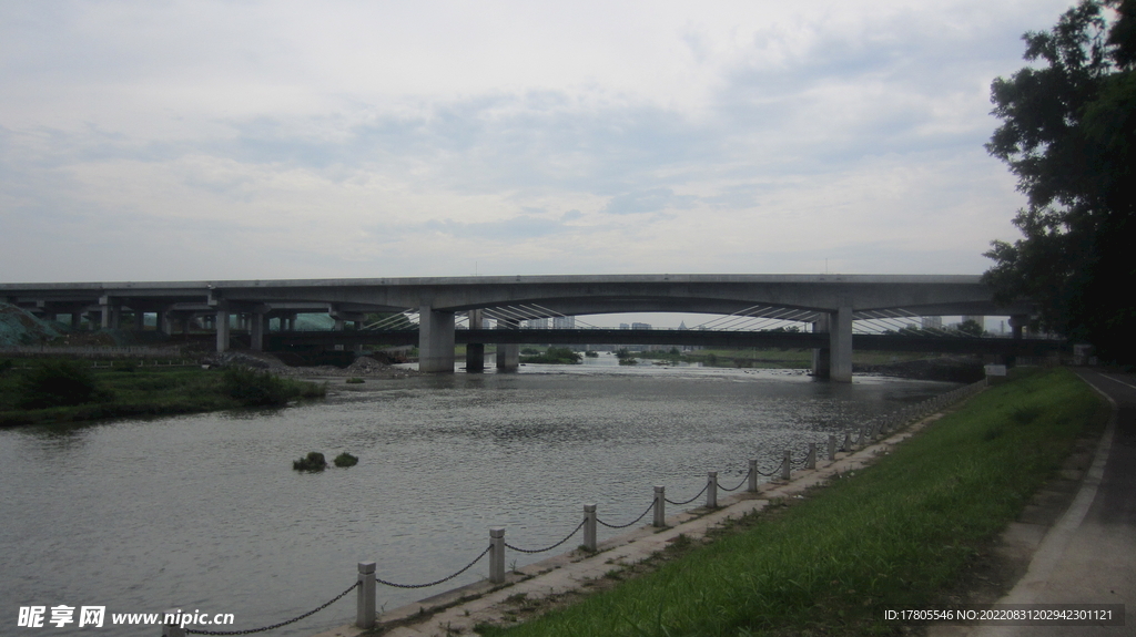 江边背景 自然风景 海报素材 