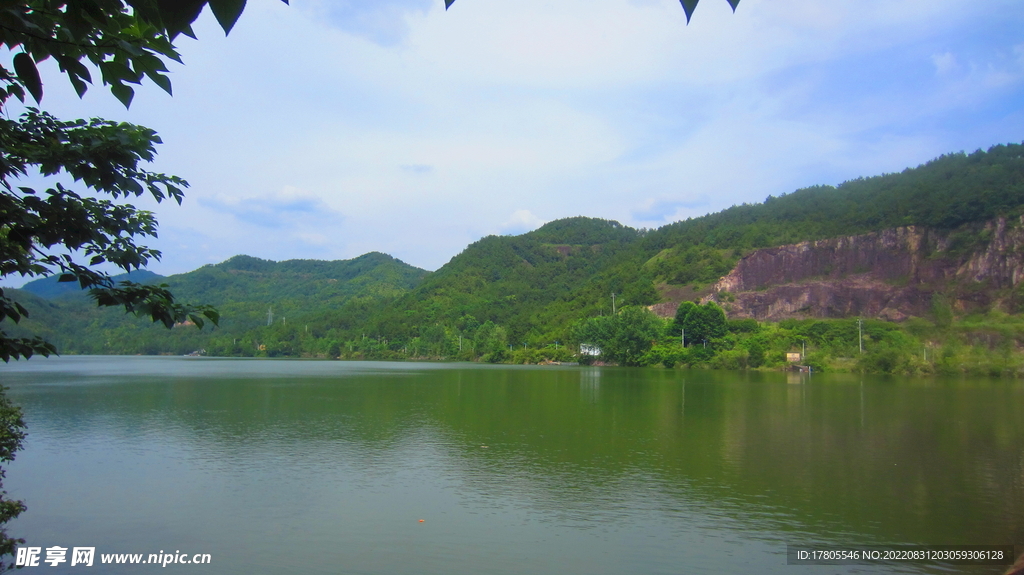 江边风景素材  风景如画 街边