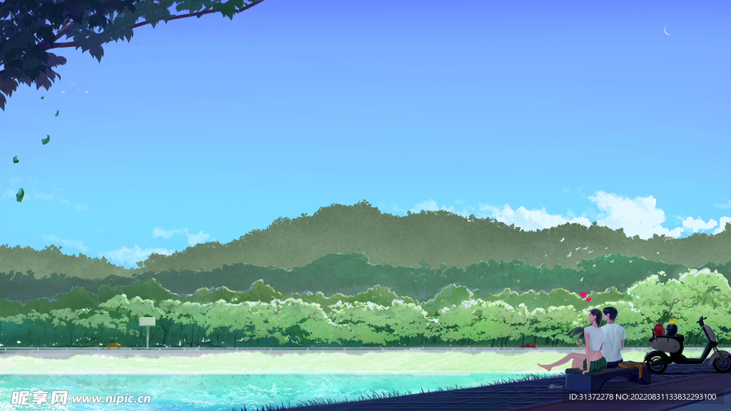 小清新简约创意海报图片