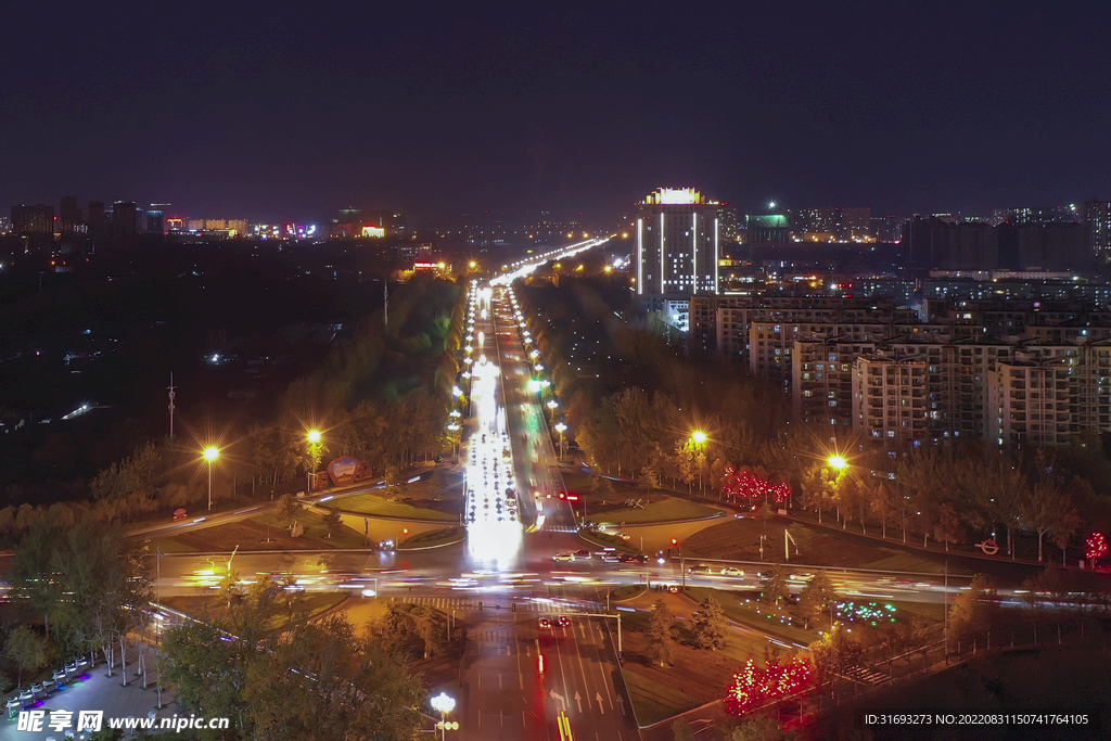 沧州市夜景